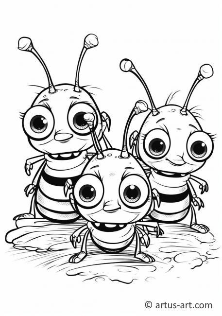 Termites Coloring Page For Kids